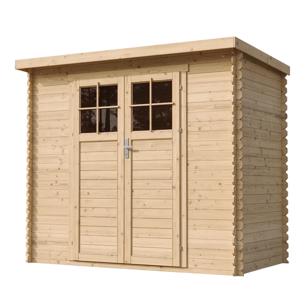 Houten tuinhuis M311F – 200 x 130 cm – 2 m2 - Afbeelding 3