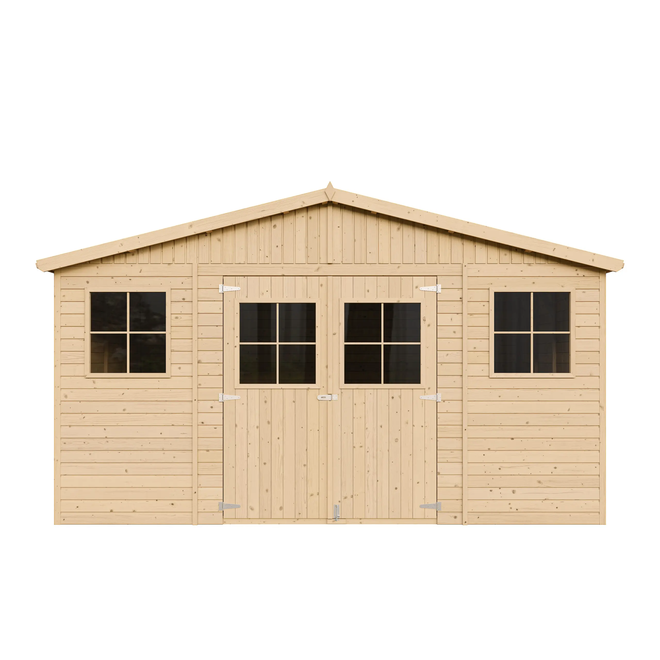 Houten tuinhuis M330 – 401 x 395 cm – 16 m2 - Afbeelding 3