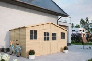 houten tuinhuis M331