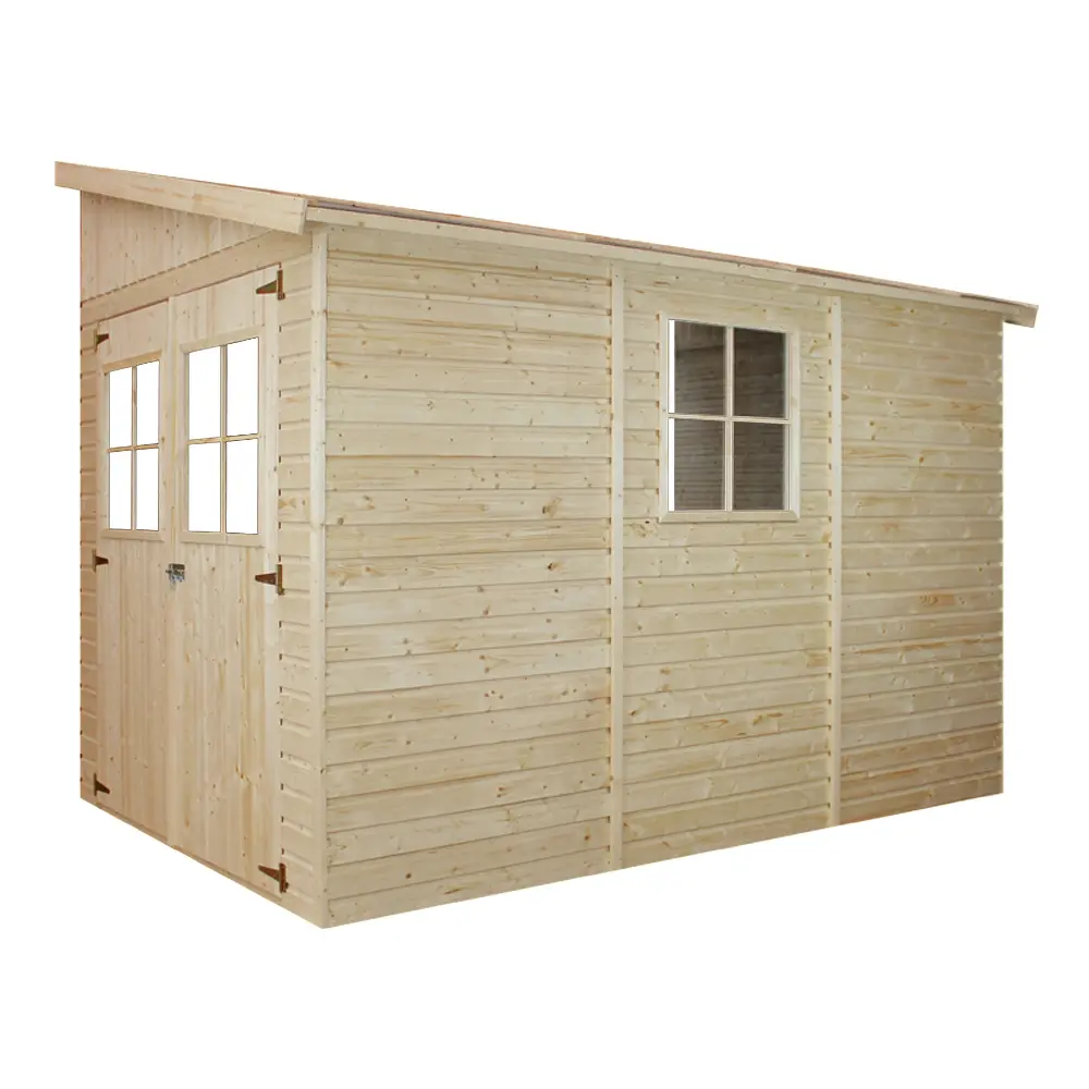Houten tuinhuis M339 voor aanbouw – 201 x 297 cm – 6 m2 - Afbeelding 2