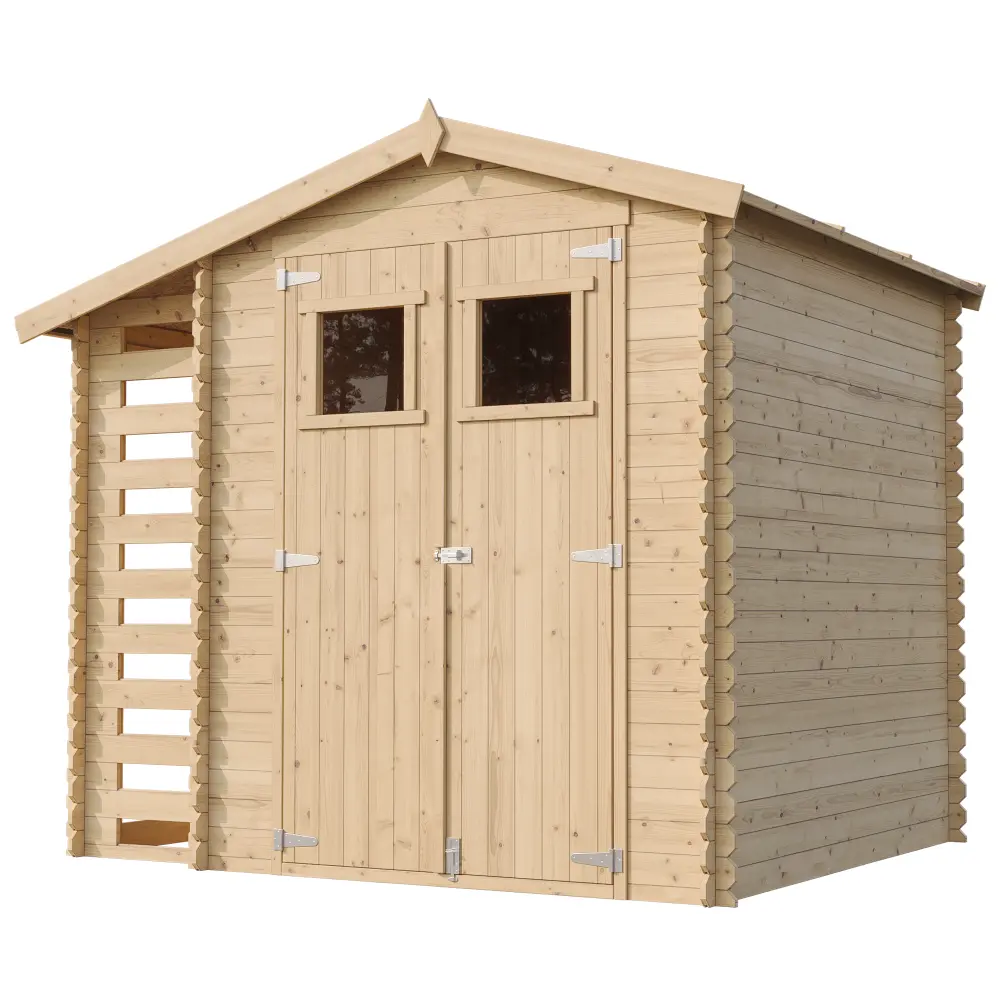 Houten tuinhuis M386 – 256 x 200 cm – 5 m2 - Afbeelding 3