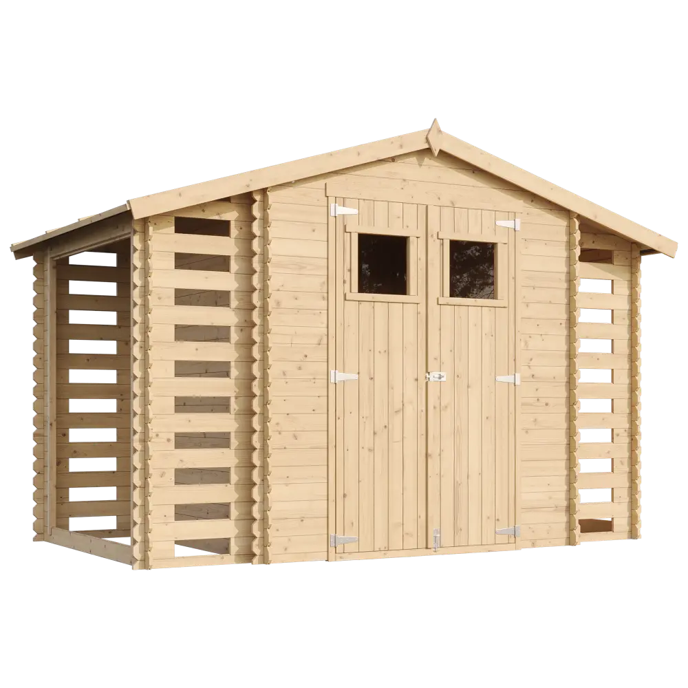 houten tuinhuis m391