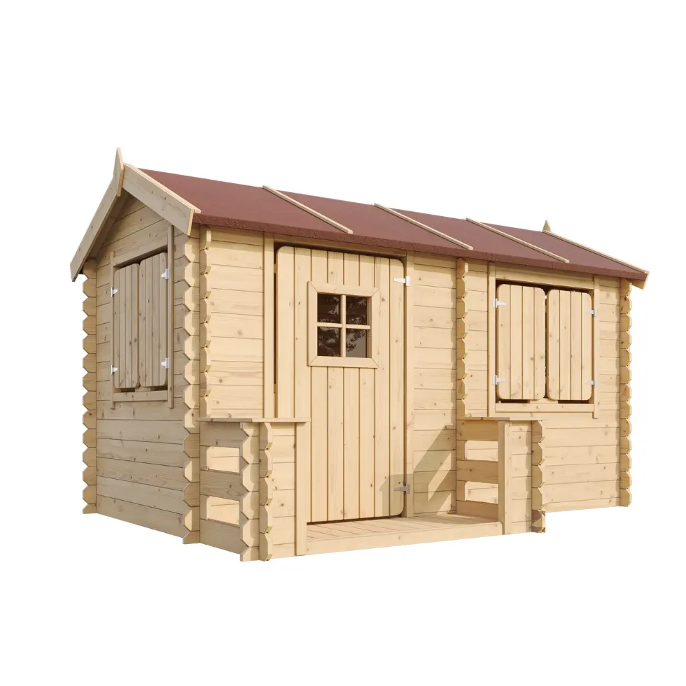 Houten Speelhuis M503 – 223 x 164 cm - Afbeelding 4