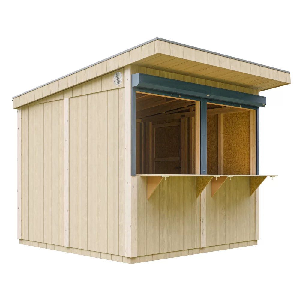 LP® SmartSide® panelen kiosk M950 – 236 x 250 cm – 6 m2 - Afbeelding 9