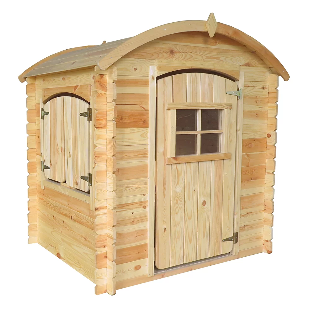 Houten Speelhuis M505 – 130 x 106 cm - Afbeelding 3