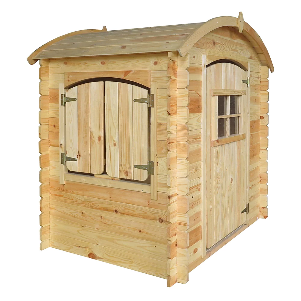 Houten Speelhuis M505 – 130 x 106 cm - Afbeelding 4