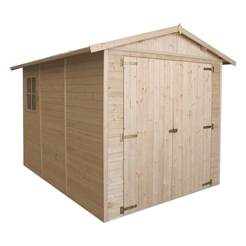 houten garage m105