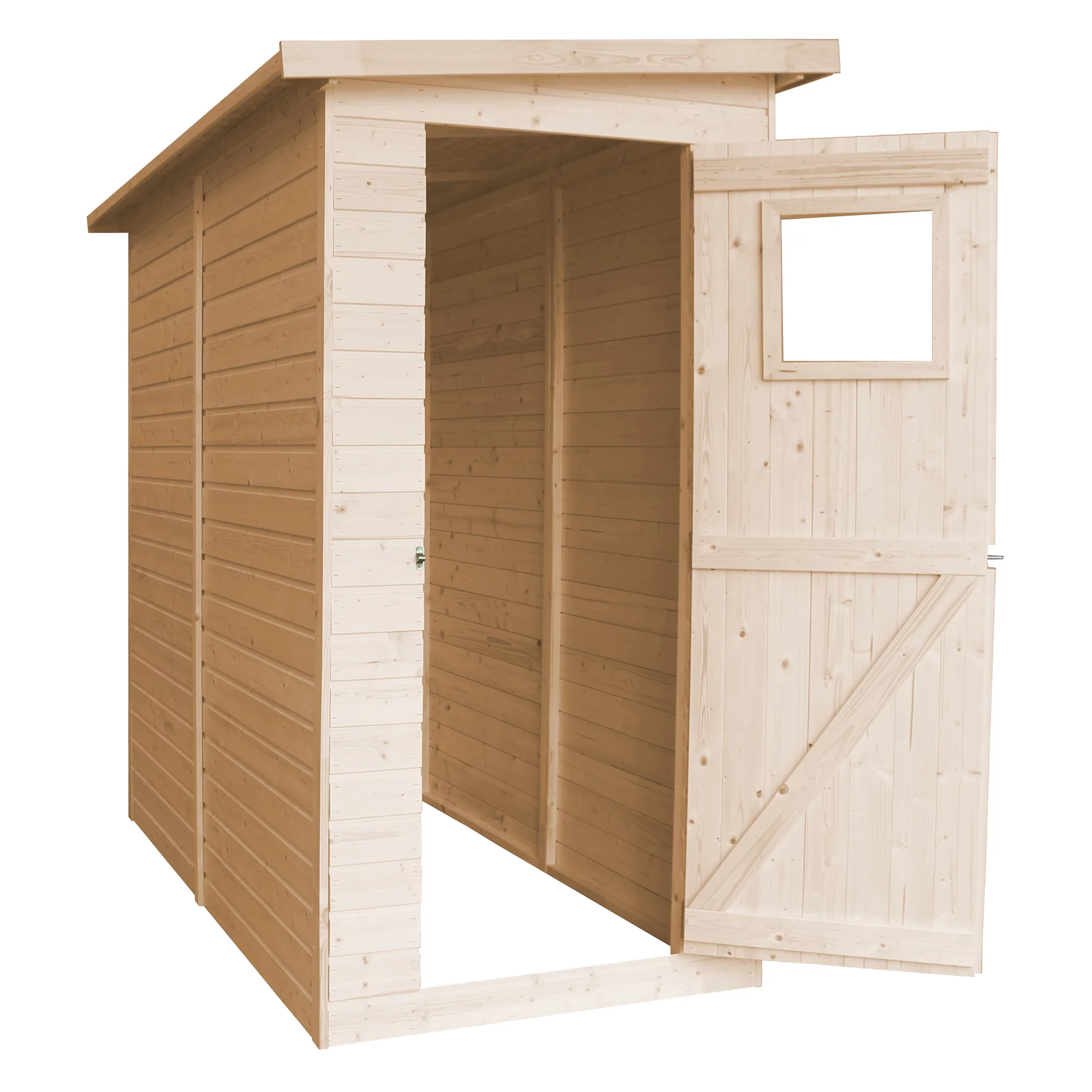 Houten tuinhuis M348A – 205 x 101 cm – 2 m2 - Afbeelding 3