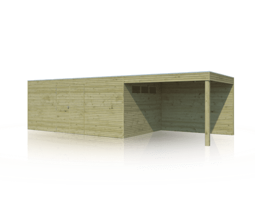 Gartenhaus QB IV EXT 810x300 - 7204EXT300