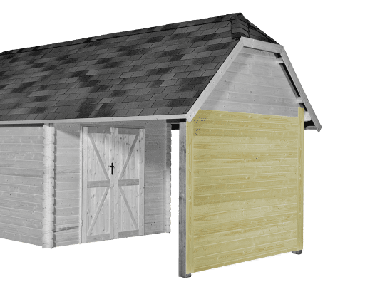 Gartenhaus Oxford 355x940 - 3504EXTXXL – Bild 3