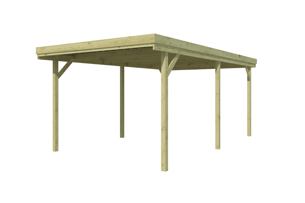 Gardenas Carport Einzel CPTBAS – 307×552 cm