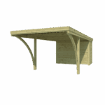 Woodlands Carport Firenze QB CPTFIR – 307×720 cm