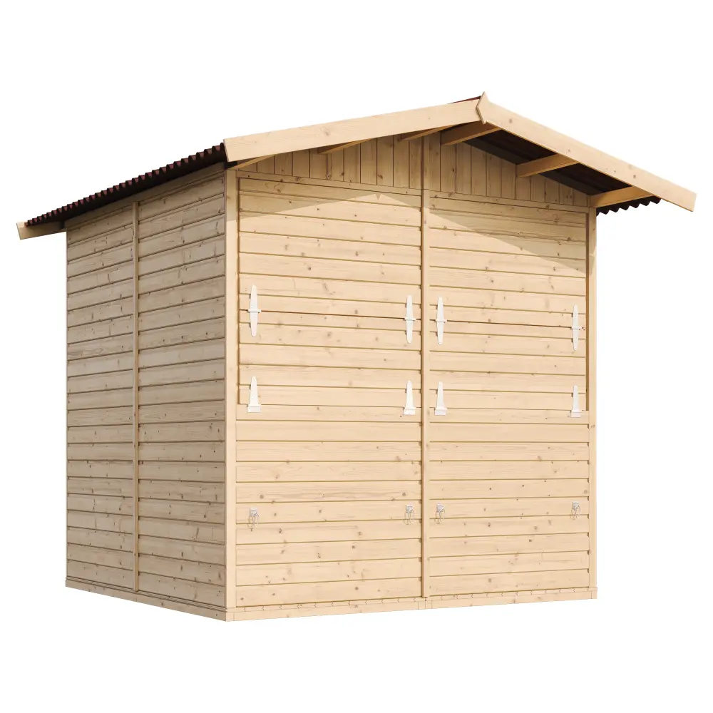 Holz-Kiosk oder Gartenbar M149 – 205 × 199 cm – 4 m² – Bild 2