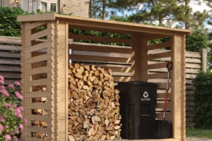 Brennholzlager M202 / Holzunterstand – 228 × 130 cm – 4 m³