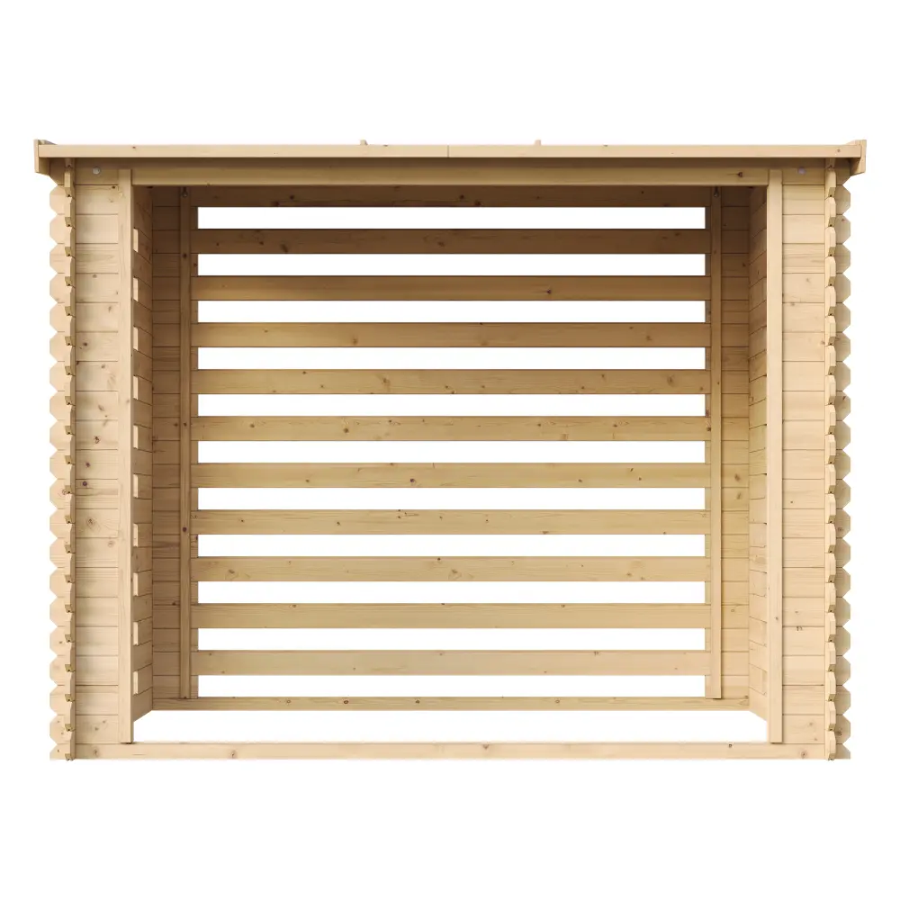 Brennholzlager M202 / Holzunterstand – 228 × 130 cm – 4 m³ – Bild 3
