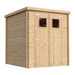 Holz-Gartenhaus M309 Blockbohlen – 200 × 200 cm – 4 m²
