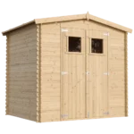 Holz-Gartenhaus M369 Blockbohlen – 220 × 220 cm – 4 m²
