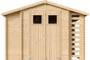 Holz-Gartenhaus M389 Blockbohlen – 312 × 200 cm – 6 m²