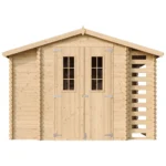 Holz-Gartenhaus M389C Blockbohlen – 312 × 200 cm – 6 m²