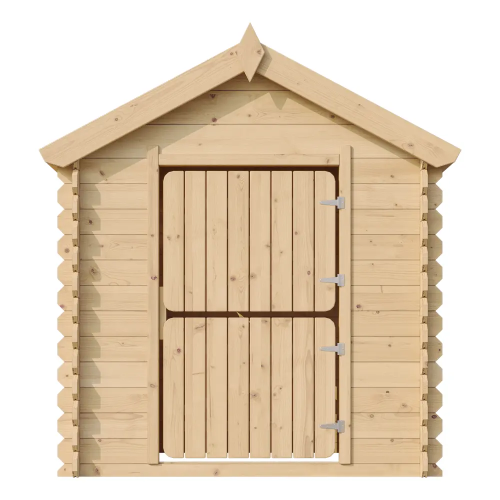 Holz-Spielhaus M516 für Kinder – 130 × 106 cm – Bild 4