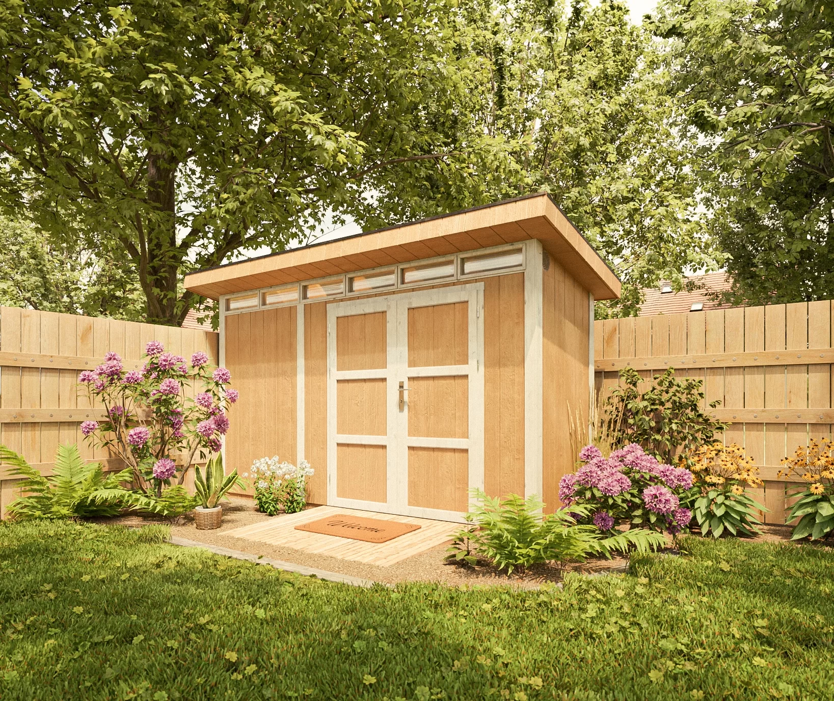 LP® SmartSide® Gartenhaus M902A – 118 × 368 cm – 4 m² – Bild 4