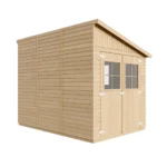 Holz-Gartenhaus M339A Blockbohlen – 201 × 297 cm – 6 m²