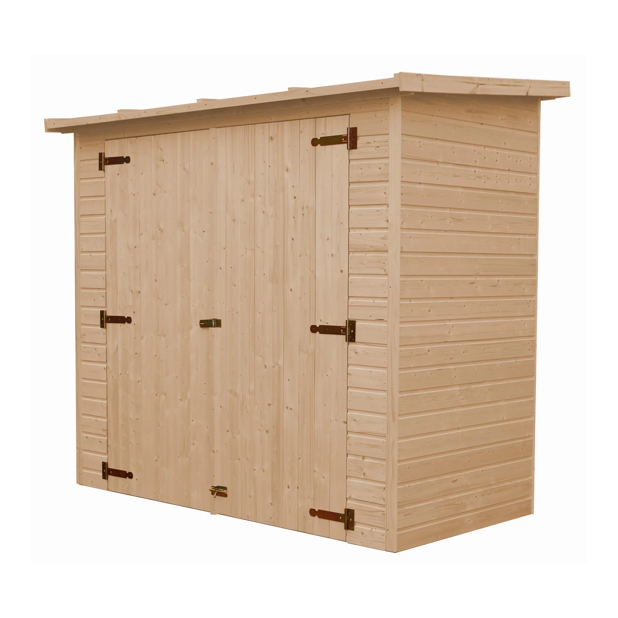 Holz-Geräteschuppen M348 – 205 × 101 cm – 2 m² – Bild 2