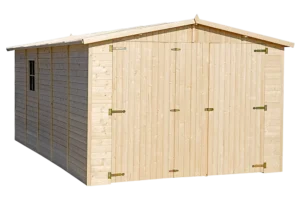 Holzgarage M101 – 493 × 303 cm – 14,94 m²