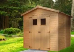 Holz-Gartenhaus M351 Blockbohlen – 205 × 199 cm – 4 m²