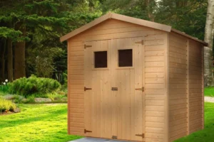Holz-Gartenhaus M351 Blockbohlen – 205 × 199 cm – 4 m²