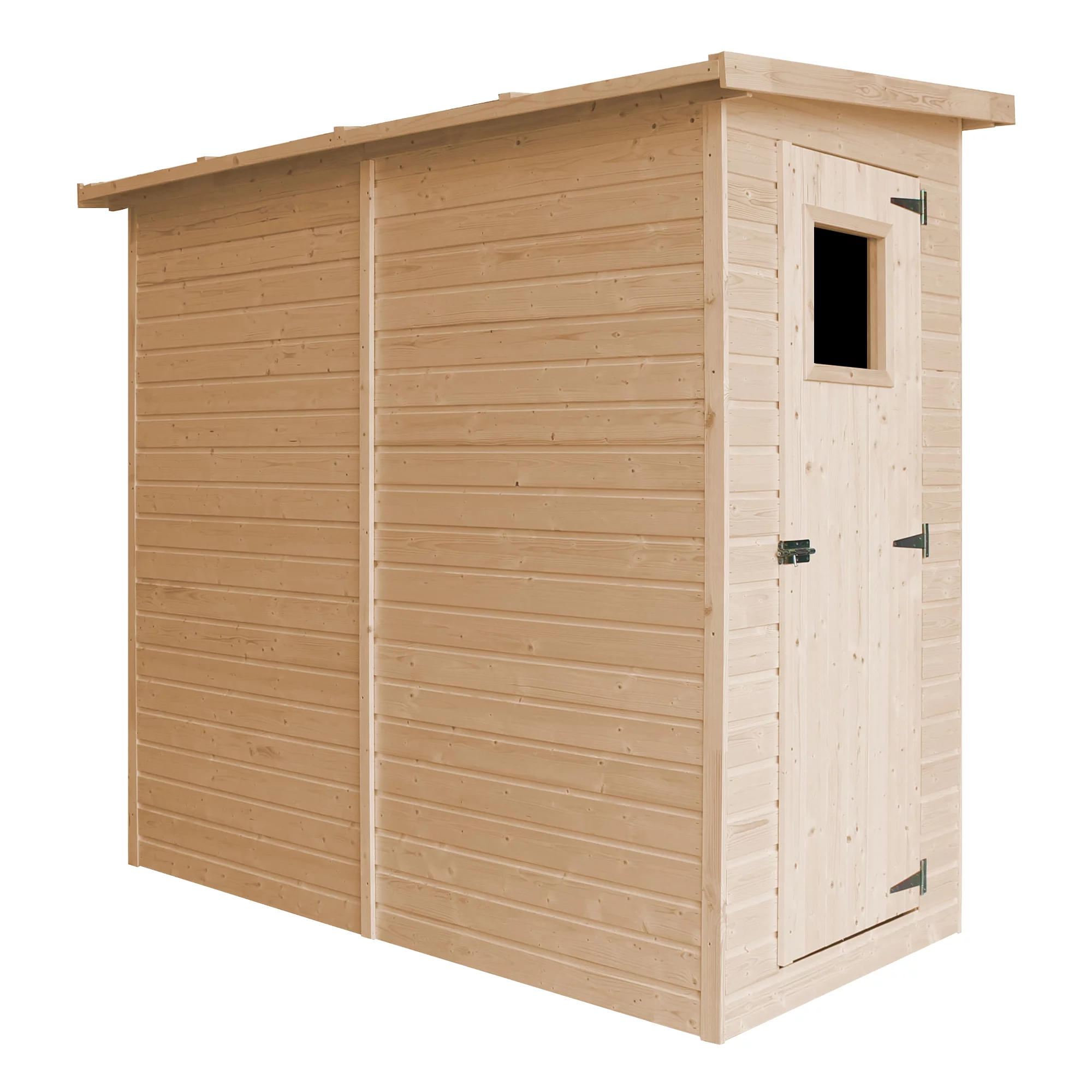 Holz-Geräteschuppen M348A – 205 × 101 cm – 2 m² – Bild 4