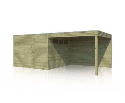 Tuinhuis QB II EXT 600x300 - 7202EXT300