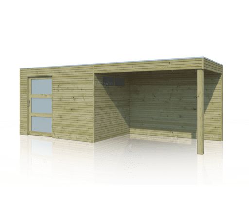Tuinhuis QBS I EXT 600x210 - 7251IMPEXT300