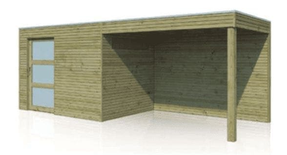 Tuinhuis QB III DEXT 1020x300 - 7203EXT600 - Afbeelding 2