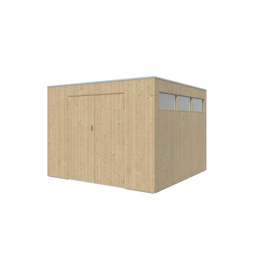 Tuinhuis QBV 298 x  298 smalle latjes - 8312