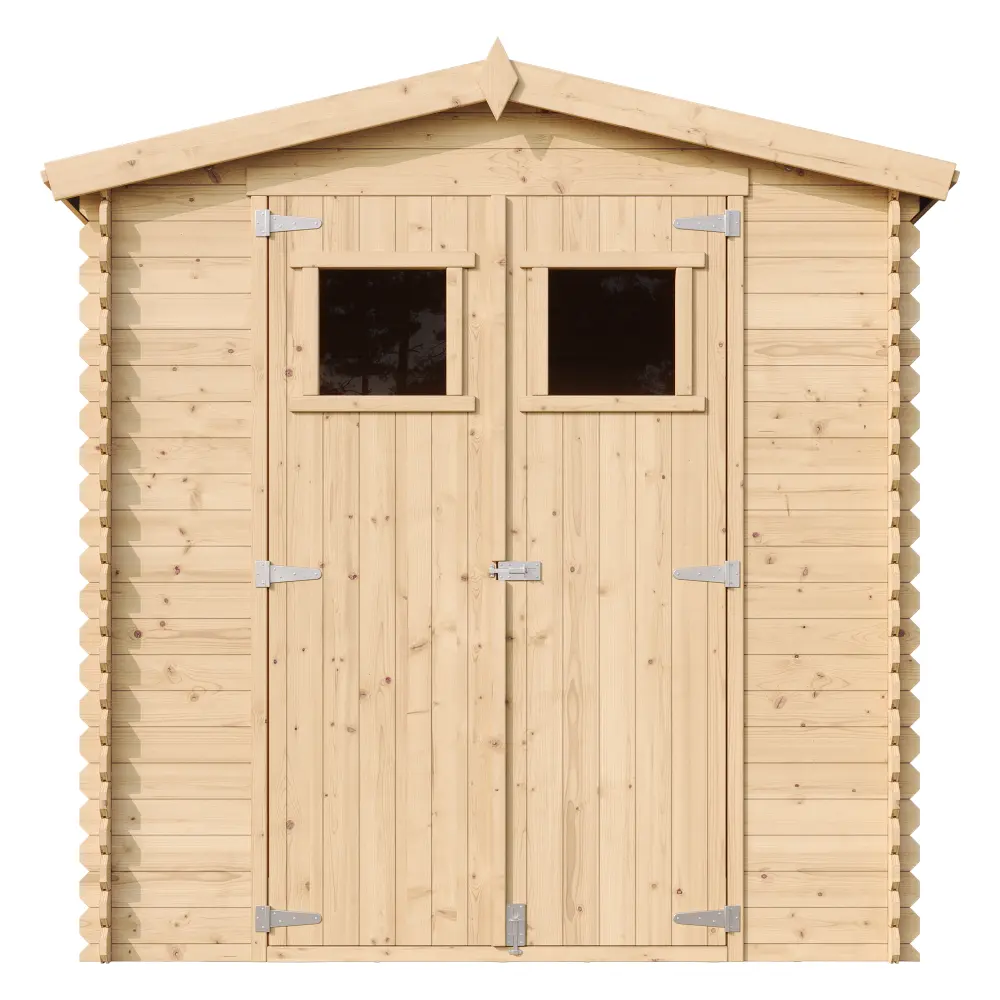Houten tuinhuis M343 blokhut – 200 x 200 cm – 4 m2 - Afbeelding 4