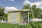 Tuinhuis Oregon 445x325 +extensie - 3705EXT150