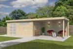 Tuinhuis Modern XL 905x295 -4601EXT400ISO