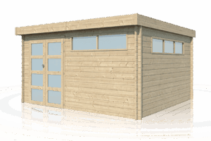Tuinhuis 44mm wanden