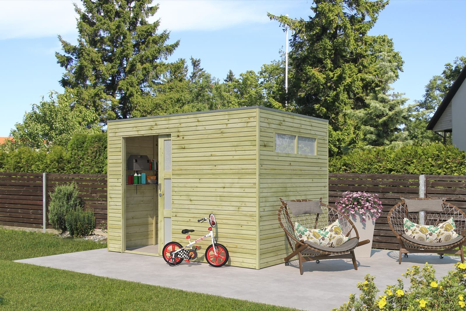 Tuinhuis QBS I 300x210 - 7251IMP - Afbeelding 2