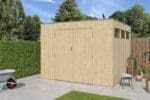 Tuinhuis QBV 298 x  298 smalle latjes - 8312
