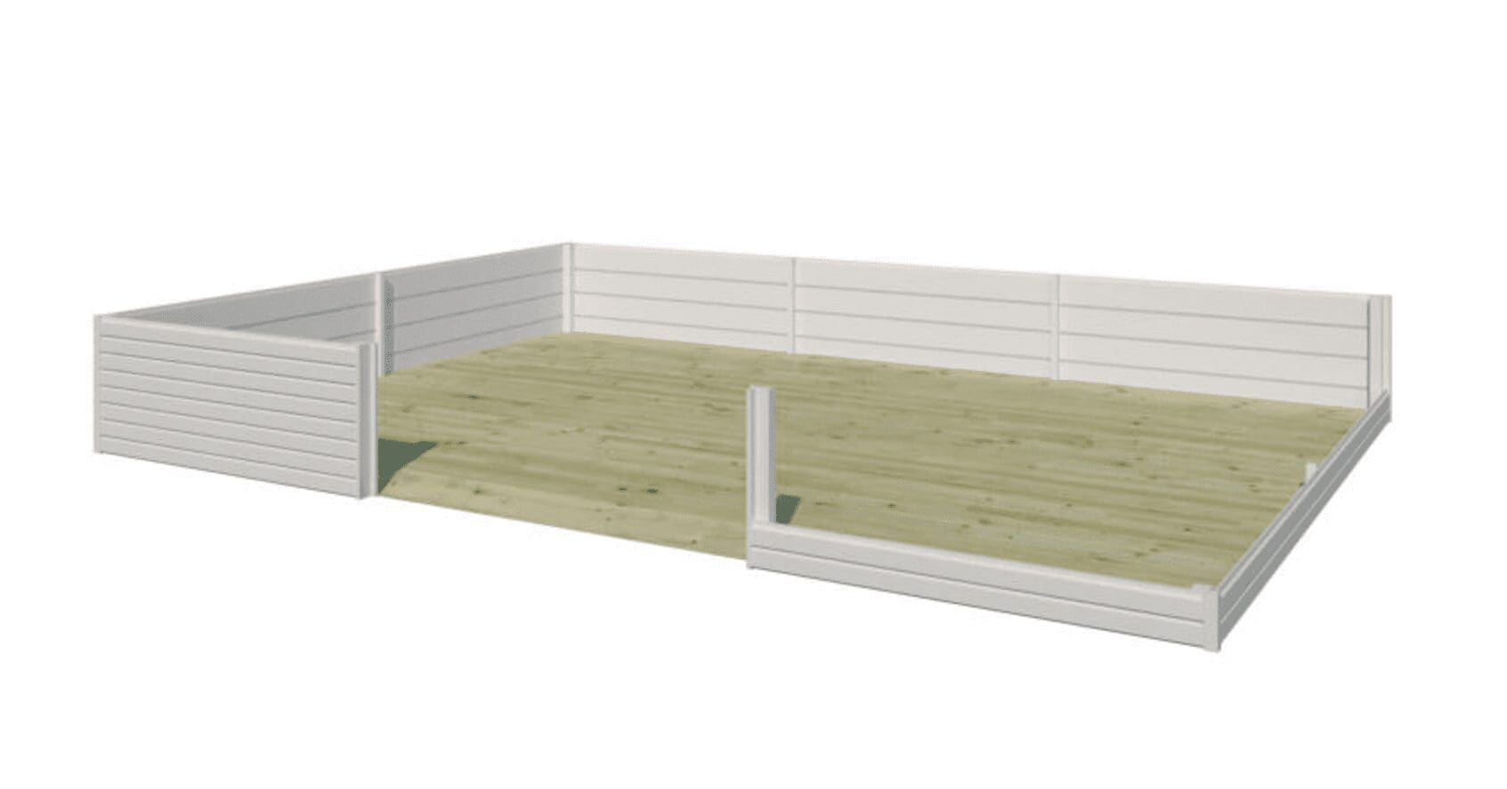 Tuinhuis QBV 600 x 198 brede latjes - 8111EXT300 - Afbeelding 6