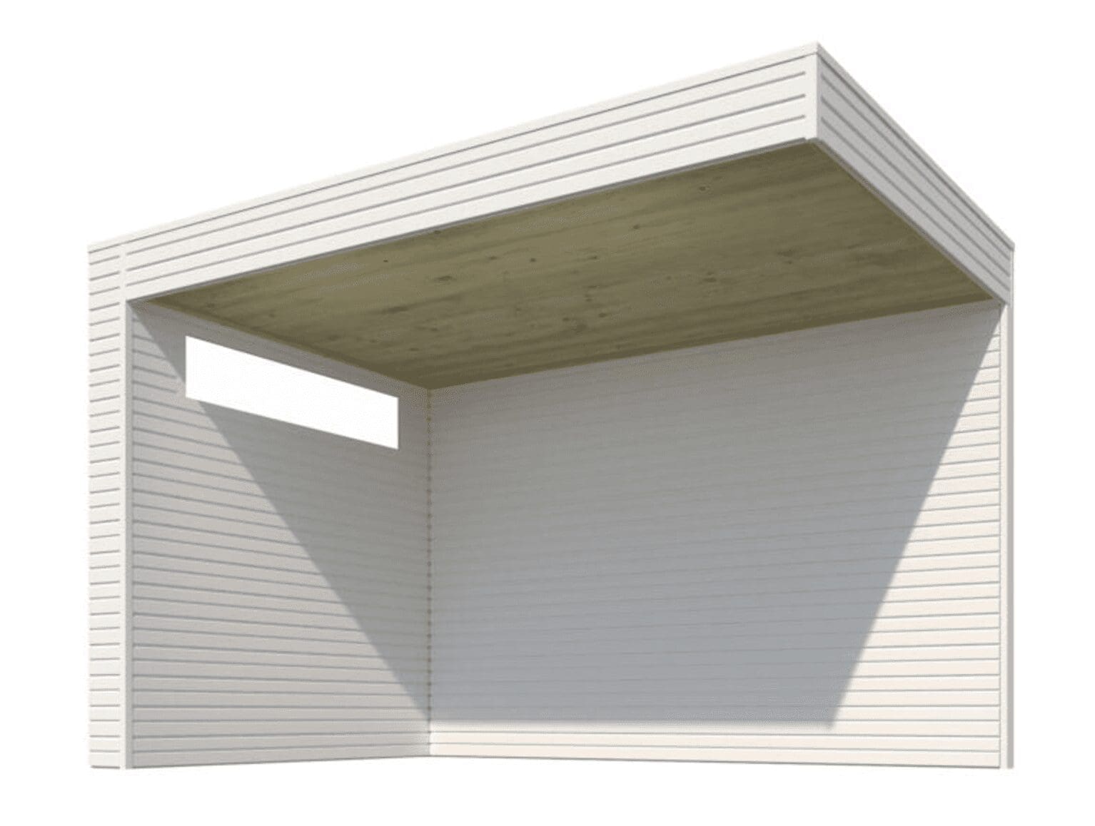Tuinhuis QBV 600 x 198 smalle latjes - 8311EXT300 - Afbeelding 5