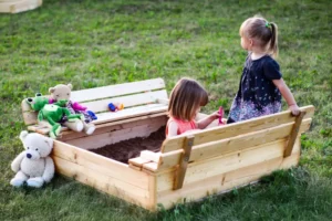 houten zandbak m051